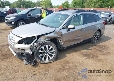 2017 Subaru Outback 2.5I Limited из США, поврежденный, VIN 4S4BSANCXH3348146